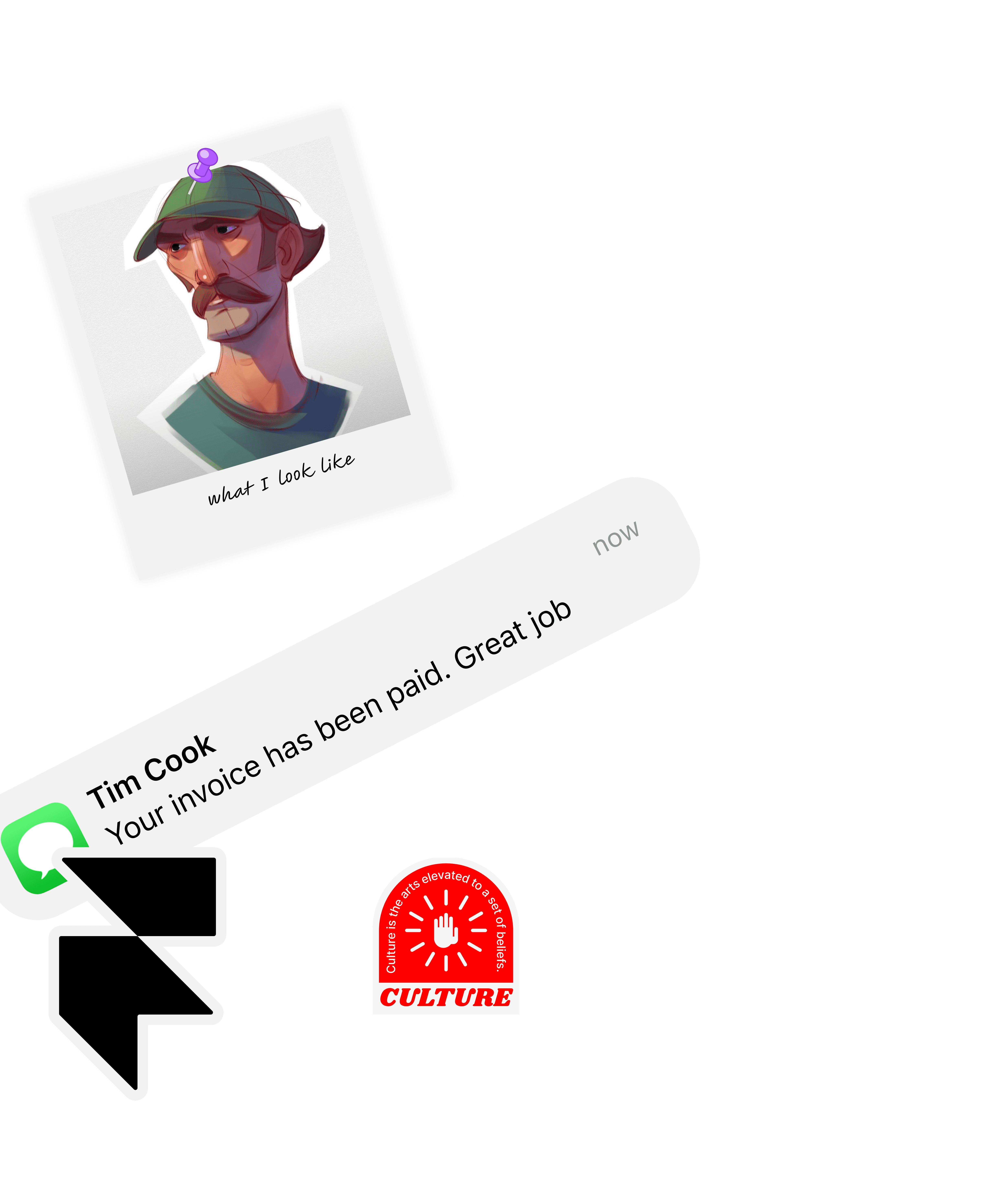 image collection of things that relate to designers