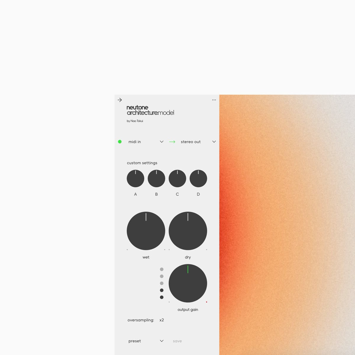 web interface image of landing page