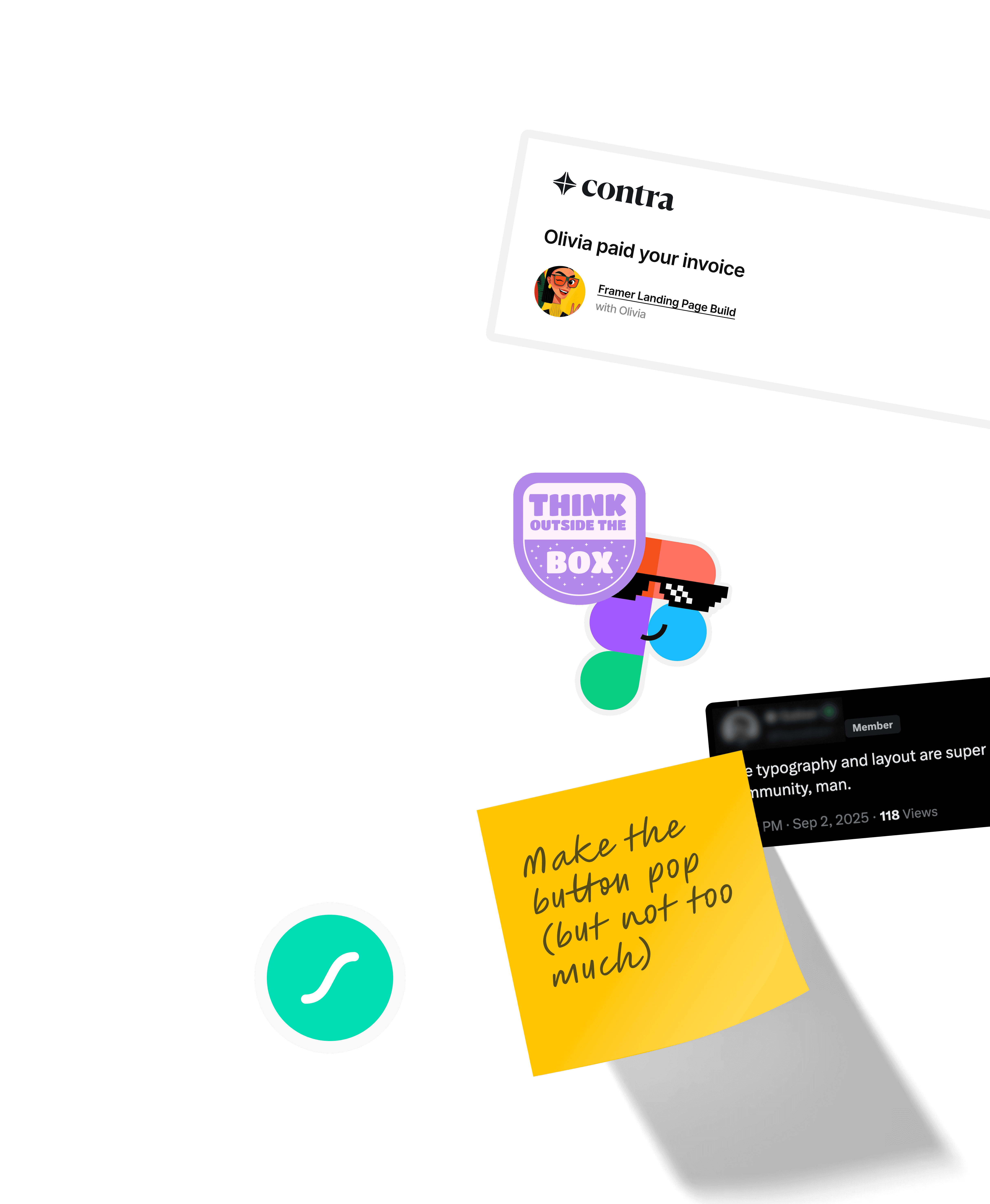 image collection of things that relate to designers