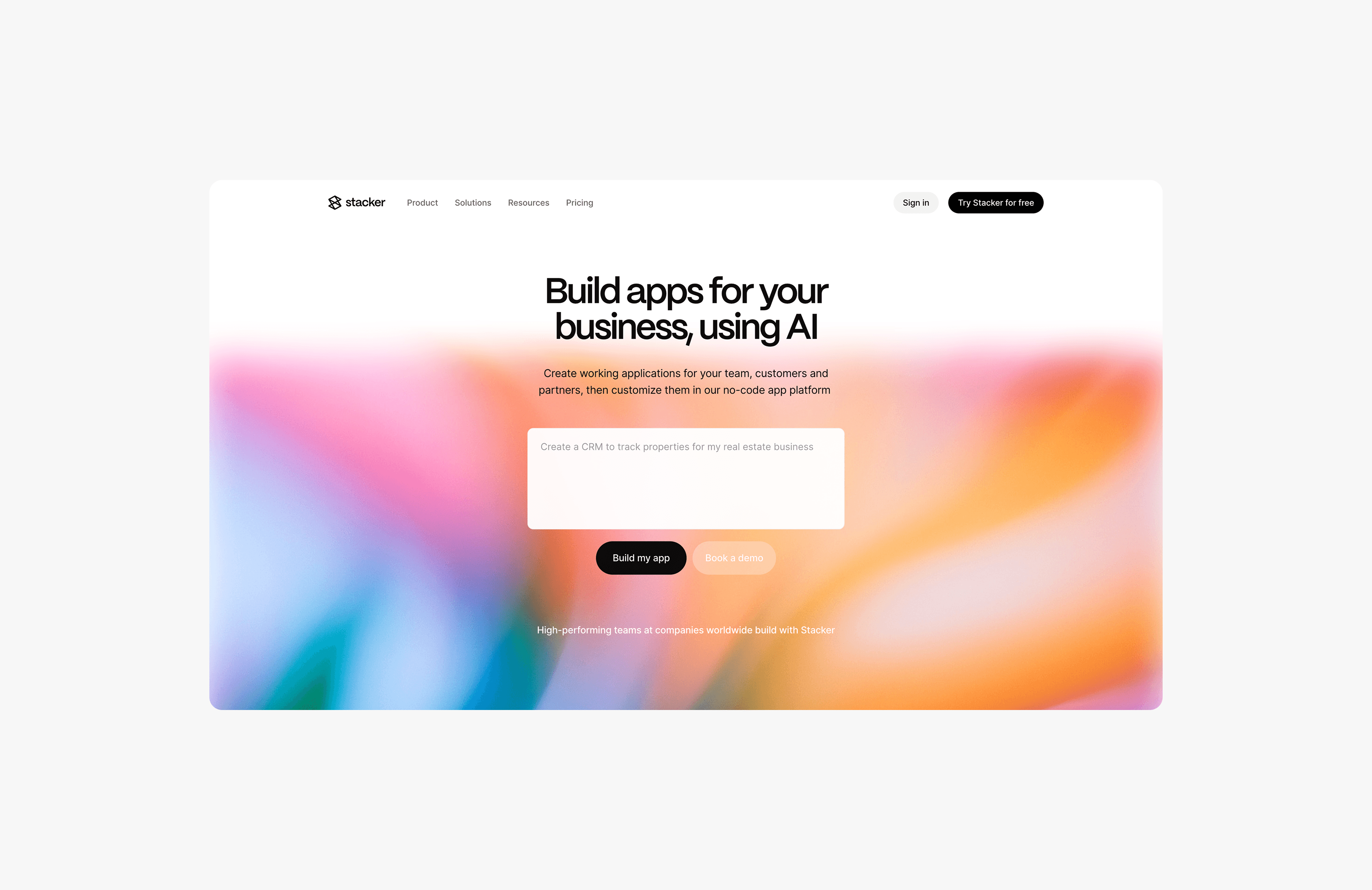 image of a landing page screenshot